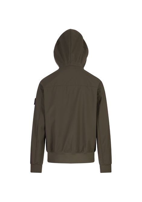 Giacca Con Cappuccio Blu In LIGHT SOFT SHELL-R_e.dye® TECHNOLOGY, RECYCLED POLYESTERGiacca Con Cappuccio Verde Militare In LIGHT SOFT SHELL-R_e.dye® TECHNOLOGY, RECYCLED POLYESTER STONE ISLAND | K1S154100090-S0A22V0054